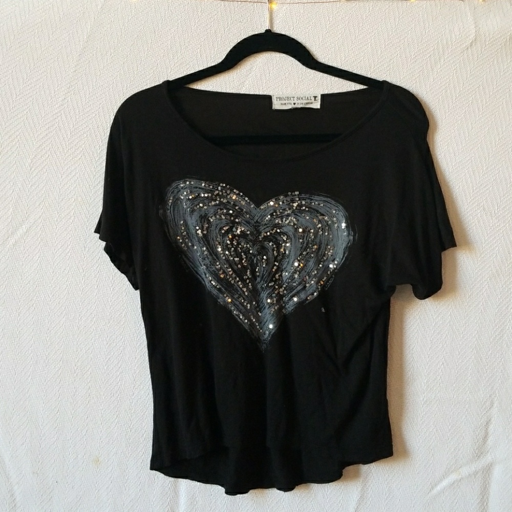 Small-Project Social T-heart t-shirt
